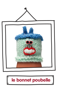 bonnet poubelle hat